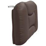 vidaXL Coussin de tête de lit Hvar marron 100 cm similicuir
