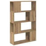 vidaXL Centre de divertissement Marron 80 x 24 x 124 cm