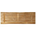 vidaXL Dessus de table bord vivant 140x40x2 5 cm bois de manguier brut
