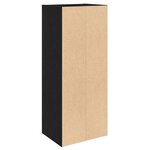 vidaXL Bibliothèque chêne noir 31x24x77 cm bois d'ingénierie