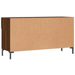 vidaXL Banc à chaussures chêne marron 102x35x55 cm bois d'ingénierie
