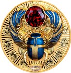 Pièce de monnaie en Argent - Cuivre 5 Dollars g 62.2 (2 Oz) Ag - 30 Cu Millésime 2026 ANCIENT EGYPT SCARAB (PRÉCOMMANDE)
