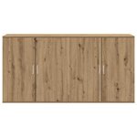 vidaXL Buffets 2 Pièces chêne artisanal 79 x 38 x 80 cm Bois d'ingénierie
