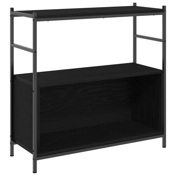 vidaXL Étagère Chêne noir 80 x 30 x 78.5 cm Bois d'ingénierie