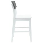 vidaXL Chaises de salle à manger 2 Pièces Blanc 48 x 49 x 95 cm