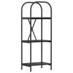 vidaXL Étagère Chêne noir 40 x 30 x 109 cm Bois d'ingénierie