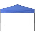 vidaXL Tente de réception pliable Bleu 3x3 m