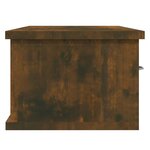 vidaXL Armoire murale Chêne fumé 88x26x18 5 cm Bois d'ingénierie