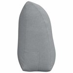 vidaXL Coussin de Dos Gris clair 100 x 24 x 50 cm tissu