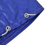 vidaXL Couvertures de piscine 2 Pièces PE Ronde 540 cm 90 g/m²