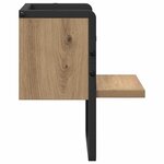 vidaXL Étagère Murale Chêne artisan 20 x 25 x 30 cm Bois d'ingénierie