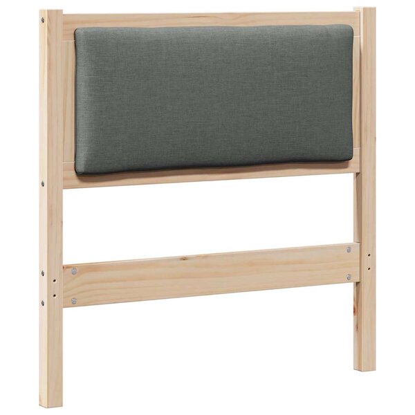 vidaXL Tête de lit Autre Marron 75 cm Bois massif en pin