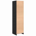 vidaXL Armoire avec étagère avec stockage Chêne noir Bois d'ingénierie