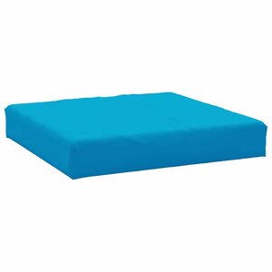 vidaXL Coussin de palette bleu clair 60x60x9 5 cm tissu oxford