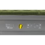 Outwell Matelas pneumatique Excellent Single vert foncé et gris