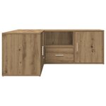 vidaXL Armoire d'angle chêne artisanal 200x40x45 cm bois d'ingénierie