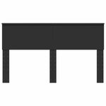 vidaXL Tête de lit Chêne noir 150 cm Bois d'ingénierie