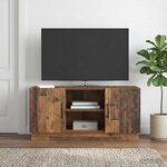 vidaXL Meuble TV 102 x 34 5 x 47 cm Bois ancien Bois d'ingénierie