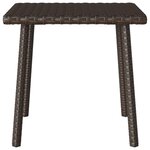 VidaXL Table basse de jardin rectangulaire marron 40x40x37 cm rotin