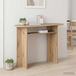 vidaXL Table console avec stockage Chêne artisanal 100 x 39 5 x 75 cm