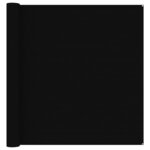 vidaXL Tapis de tente 300x400 cm Noir