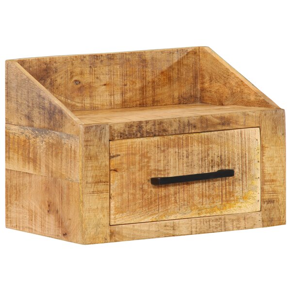 vidaXL Table de nuit 40x30x30 cm en bois brut de manguier
