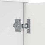 vidaXL Meuble de salle de bain avec évier Blanc 42 x 40 x 84 5 cm