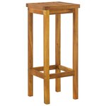 vidaXL Ensemble de bar de jardin 3 Pièces bois d'acacia solide