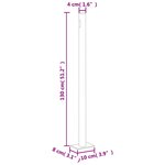 vidaXL Auvent latéral rétractable Bleu 220x1000 cm