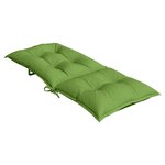 vidaXL Coussins de chaise à dossier haut lot de 6 vert mélangé tissu