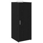 vidaXL Armoire de rangement noir 40x45x103 5 cm bois d'ingénierie