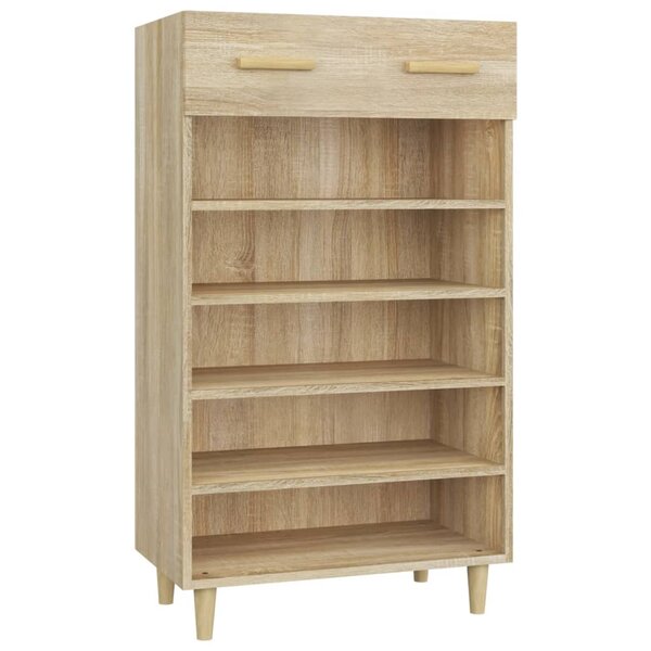 vidaXL Armoire à chaussures Chêne sonoma 60x35x105cm Bois d'ingénierie
