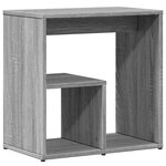 vidaXL Tables d'appoint 2 Pièces sonoma gris 50x30x50cm bois d'ingénierie