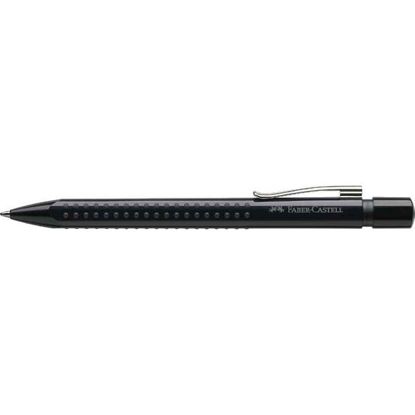 Stylo à bille rétractable grip 2010  noir faber-castell