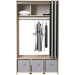Ekipa - Dressing Vestiaire - Kit - L.103xH.180,4xP.50,3 cm - Chene Jackson