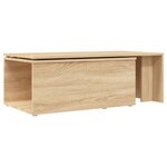 vidaXL Table basse Chêne sonoma 150x50x35 cm Bois d’ingénierie