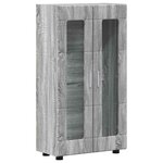 vidaXL Buffet FLORIN Gris Sonoma 55 5 x 29 x 103 cm Bois d'ingénierie