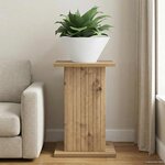 vidaXL Support de Plante Chêne artisanal 30 5 x 30 x 43 cm