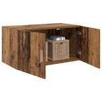 vidaXL Meuble mural Bois ancien 80 x 42.5 x 40 cm Bois d'ingénierie