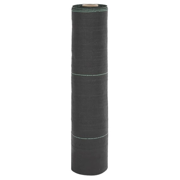 vidaXL Membrane anti-mauvaises herbes noir 0 5x50 m PP