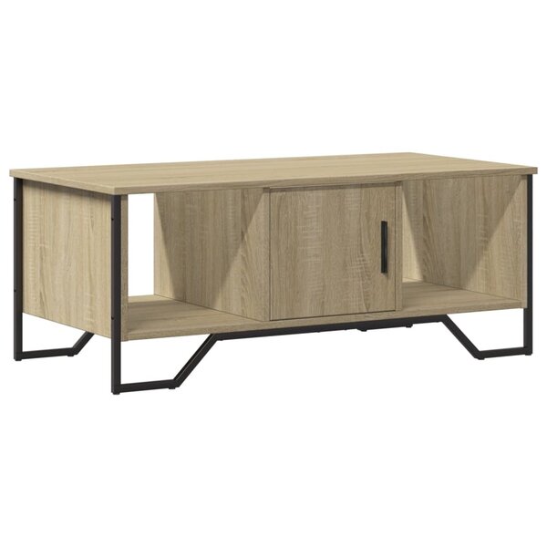 vidaXL Table basse chêne sonoma 100x51x40 cm bois d'ingénierie