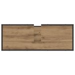 vidaXL Ensemble de mobilier de salle de bain 2 Pièces Chêne artisanal