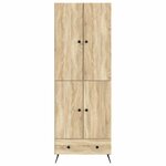 vidaXL Ensemble de Meubles 2 Pièces Chêne Sonoma Bois d'ingénierie