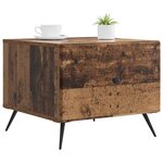 vidaXL Table basse Bois ancien 49 x 50 x 40 cm Bois d'ingénierie