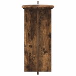 vidaXL Support de Plante 2 pièces Chêne fumé 29 5 x 29 5 x 60 cm