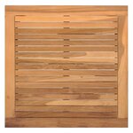 vidaXL Ensemble de banc de jardin avec coussin 4 Pièces Marron et Crème