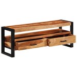 vidaXL Meuble TV 120x35x45 cm Bois solide de Sesham