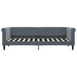 vidaXL Lit de jour avec gigogne et tiroirs sans matelas 80x200 cm