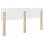 vidaXL Tête de lit Chêne Sonoma 200 cm Bois d'ingénierie