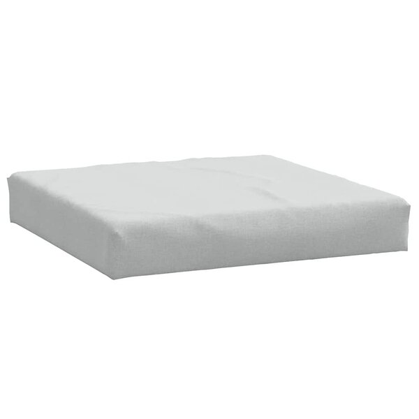 vidaXL Coussin de palette gris clair mélangé 60x60x9 5 cm tissu